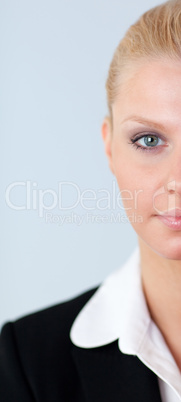 abstract view of a Confident business woman
