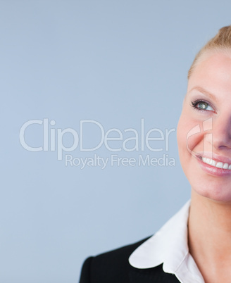 Attractive Businesswoman smiling