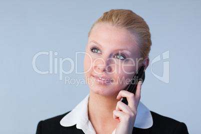 Businesswoman on the phone