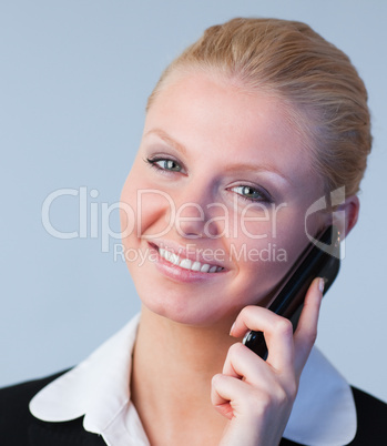 Businesswoman on the phone