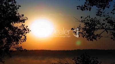 time lapse sunrise.