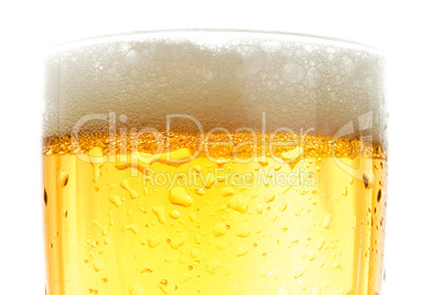 Close up of beer pint