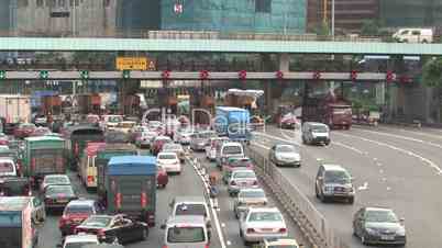 hong Kong Harbor Tunnel traffic
