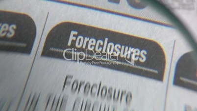 newspaper foreclosures