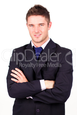 Businessman with his arms Folded