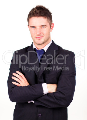 Businessman with his arms Folded
