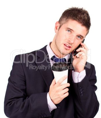 Man talking on the phone