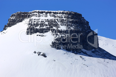 Bergpanorama im Winter