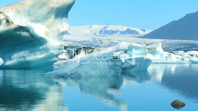 Eisberg und Eisschollen