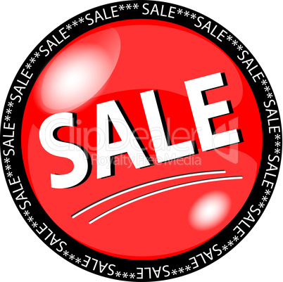 roter sale button