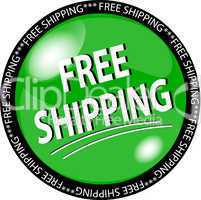 grüner free shipping button