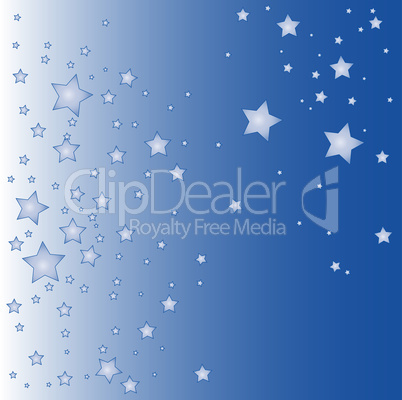 blue star background