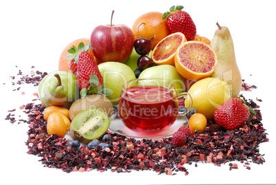 Tasse Früchtetee
