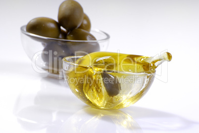 Olive in Olivenöl