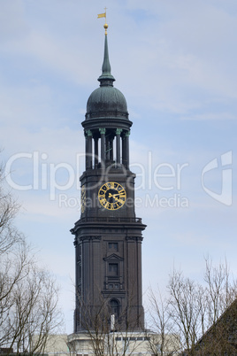 Turm der St. Michaelis Kirche Hamburg