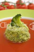 Tomatensuppe mit Brokolie