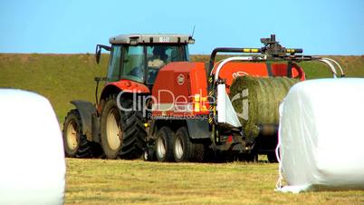 Landwirtschaft mit Traktor