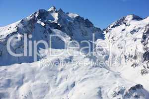 Bergpanorama im Winter