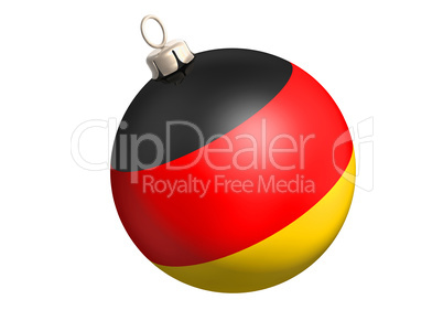 christbaumkugel deutschlandflagge
