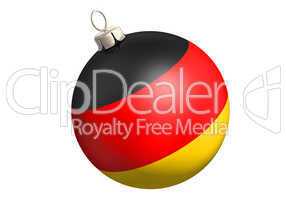 christbaumkugel deutschlandflagge