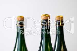 Sektflaschen, champagne bottles