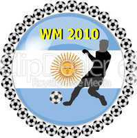 fussball button argentinien