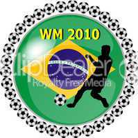 fussball button brasilien