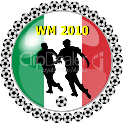 fussball button italien