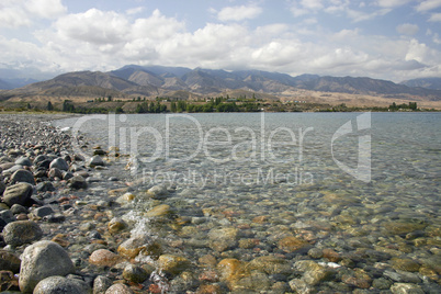 Coast of lake.