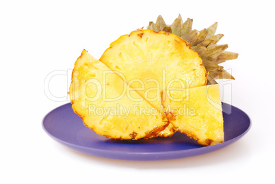 Pineapple on a white background