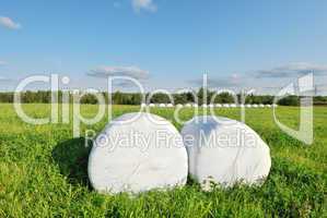 Hay bales