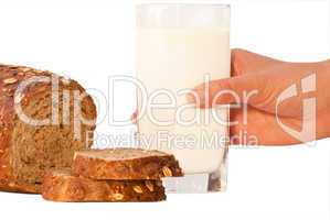Bread with milk