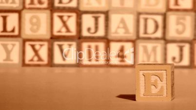 Würfel mit Buchstaben