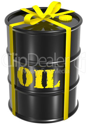 oil barrel present