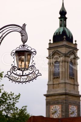 Historische Lampe