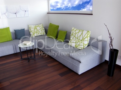 moderne wohneinrichtung - wohnzimmer sofa