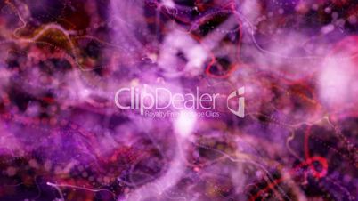 magenta beads loopable motion background