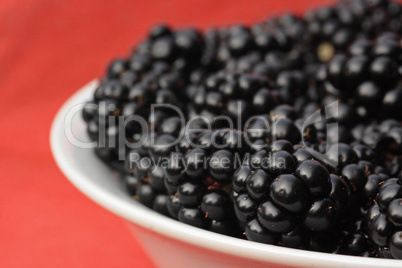 Brombeeren in Schale