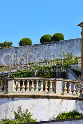 wall in park