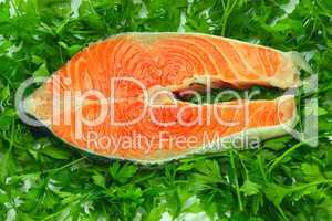 salmon steak