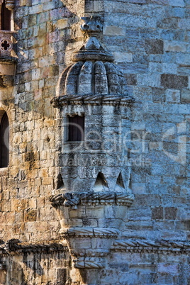 detail from belem tower