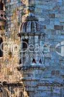 detail from belem tower
