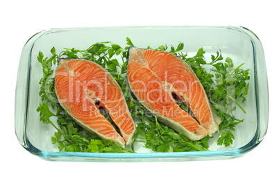 salmon steak