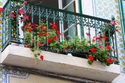 Floral balcony