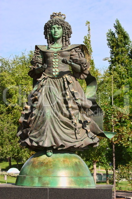 Statue in a park