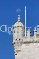 detail from belem tower