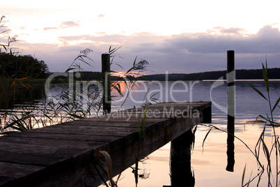 Abendstimmung am See