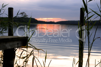 Abendstimmung am See