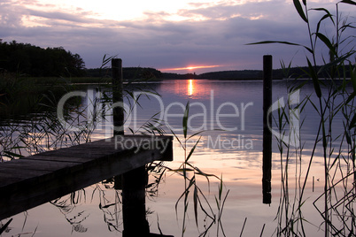 Abendstimmung am See