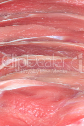 Fresh raw pork